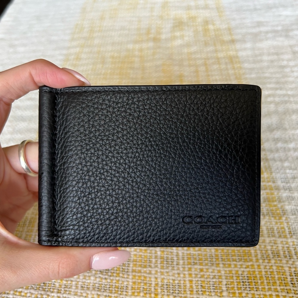 Men’s Coach Money Clip Wallet